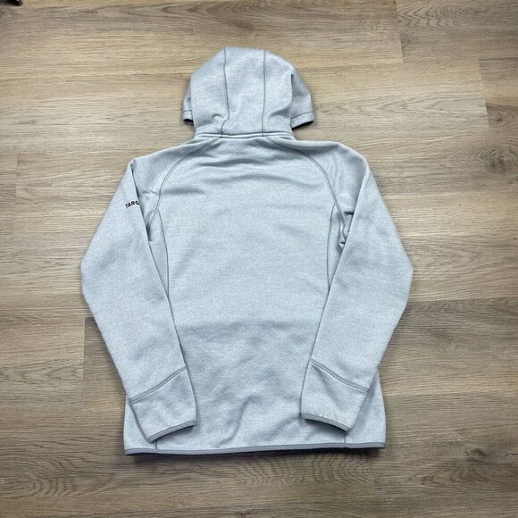 Patagonia Jacket Womens Large Gray Hooded Outdoor Zip Fleece Hiking - Picture 8 of 12